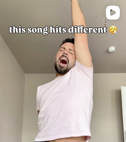Instagram-Post: this song hits different